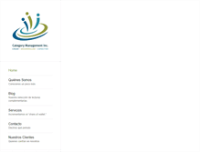Tablet Screenshot of categorymanagement.com.ar